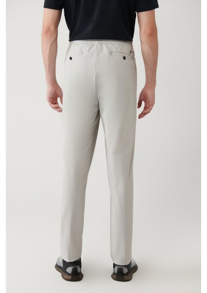 Erkek Taş Beli Lastikli Fermuar Cepli Su İtici Bi-Stretch Relaxed Fit Pantolon A41Y3235 indirimleri