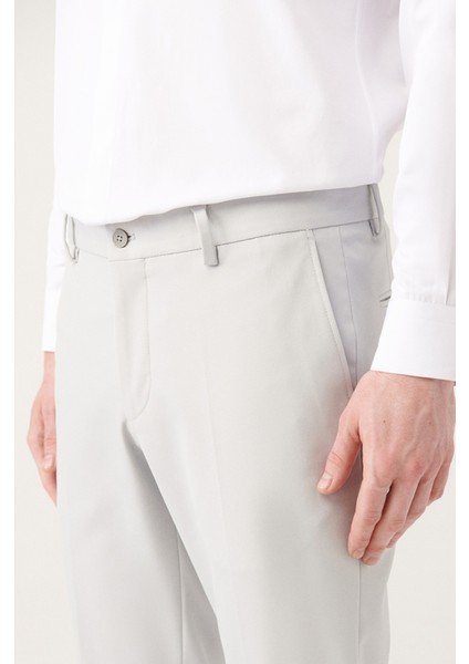Erkek Gri Bı-Stretch Yan Cepli Pantolon A31Y3204 fırsatları