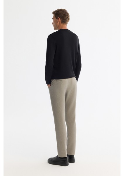 Erkek Vizon Yandan Cepli Bi-Stretch Slim Fit Pantolon A42Y3212 modelleri