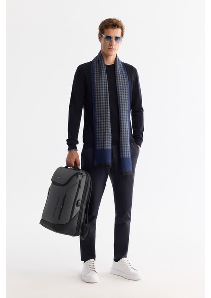 Erkek Lacivert Dokulu Basic Kazak E005109 indirimleri