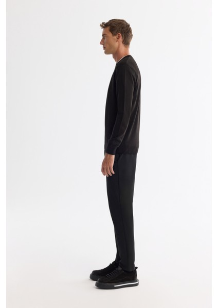 Erkek Siyah Dokulu Basic Kazak E005109 fırsatları