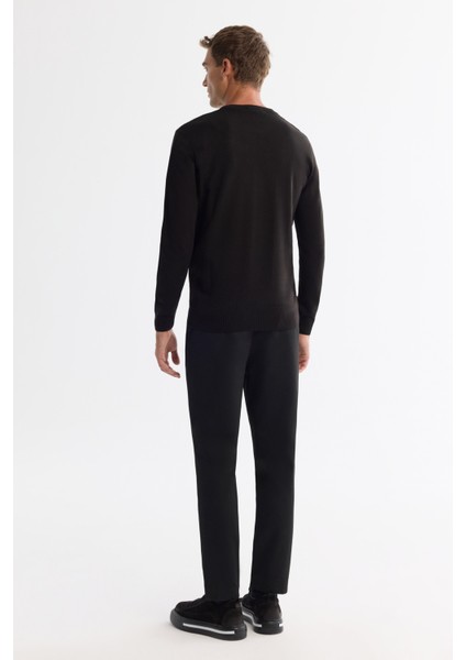 Erkek Siyah Dokulu Basic Kazak E005109 indirimleri