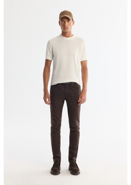 Erkek Ekru Yarım Balıkçı Yaka Kısa Kollu Triko Regular Fit T-Shirt B005025 fırsatları