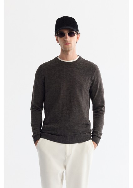 Erkek Antrasit Dokulu Basic Kazak E005110