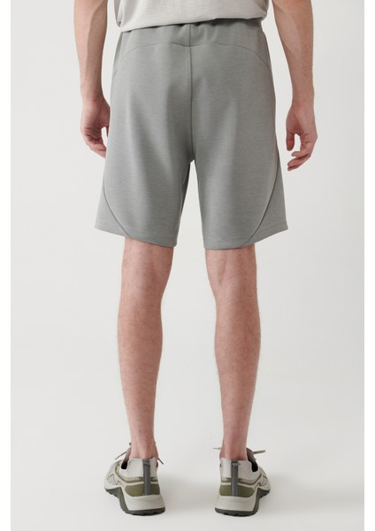 Erkek Gri Soft Touch Yandan Cepli Parçalı Regular Fit Şort A41Y3600 fırsatları