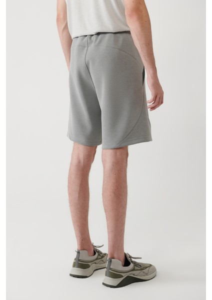 Erkek Gri Soft Touch Yandan Cepli Parçalı Regular Fit Şort A41Y3600 indirimleri