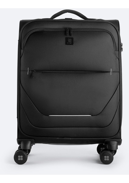 Erkek Siyah Laptop Bölmeli Kilitlenebilir Küçük Boy Bavul B008107