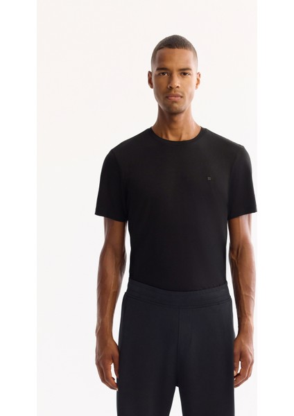 Erkek Siyah Beli Lastikli Soft Touch Bi-Stretch Comfort Fit Eşofman Altı A52Y3415 fiyatları