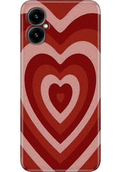 Omix X3 Kılıf Renkli Temalı Silikon Mat Kalp