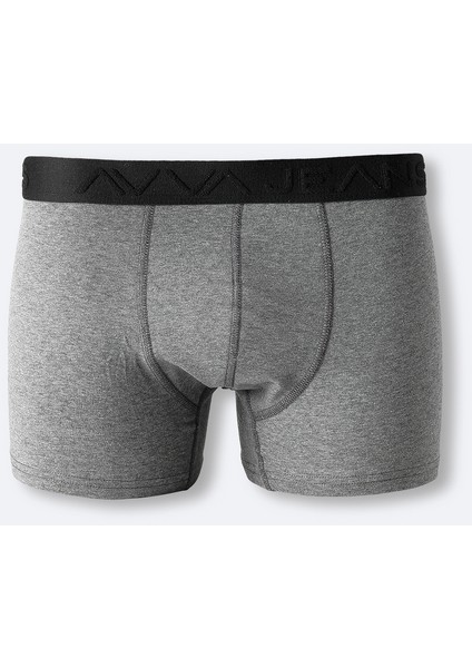 Erkek Antrasit Basic Pamuklu Tekli Regular Fit Boxer B009510