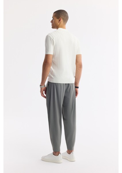 Erkek Ekru Polo Yaka Rayon Triko Regular Fit T-Shirt A51Y5046 fırsatları