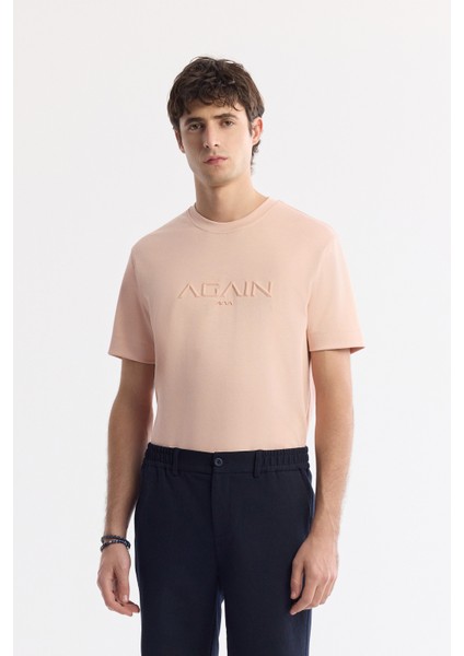 Erkek Lacivert Yanı Lastikli Gofreli Bi-Stretch Slim Fit Chino Şort A51Y3730