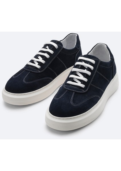 Erkek Lacivert %100 Süet Esnek Taban Hafif Casual Ayakkabı B008002 fiyatları