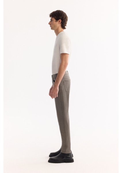 Erkek Gri Haki Klasik Bel Soft Touch Pamuklu Slim Fit Pantolon B003038 modelleri