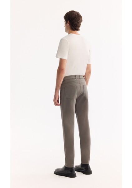 Erkek Gri Haki Klasik Bel Soft Touch Pamuklu Slim Fit Pantolon B003038 fırsatları