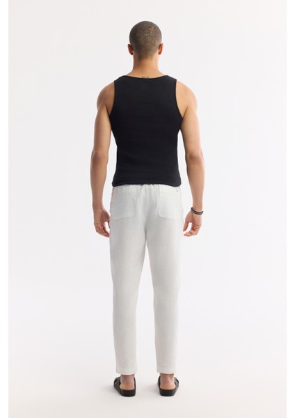 Erkek Siyah U Yaka Basic Pamuklu Fitilli Regular Fit Atlet A51Y1127 fırsatları