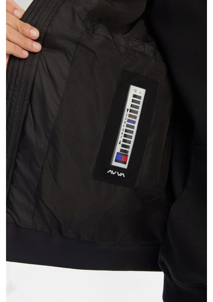 Erkek Siyah Dik Yaka Kare Kapitone Termometreli Şişme Comfort Fit Yelek A42Y6502 indirimleri