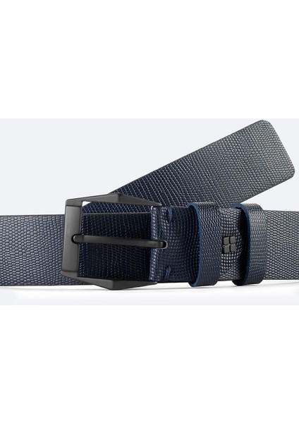 Erkek Lacivert %100 Deri Dokulu Kemer A42y9309 modelleri