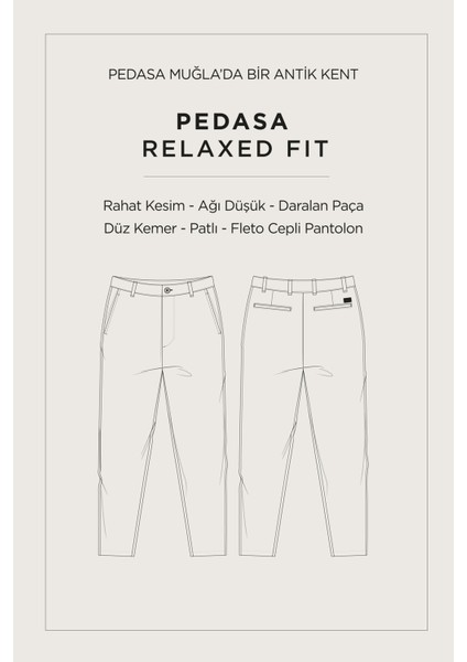 Erkek Siyah Klasik Bel Jersey Pamuklu Carrot Fit Pantolon A42Y3061