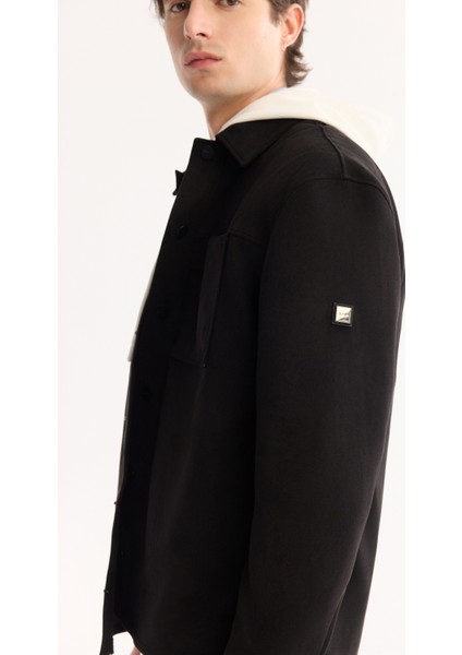 Erkek Siyah Klasik Yaka Soft Touch Süet Dokulu Comfort Fit Gömlek Ceket A52Y6004 indirimleri