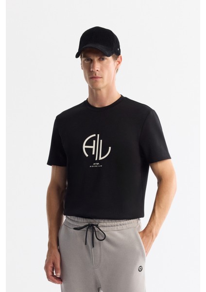 Erkek Taş Beli Lastikli Bağcıklı 3 İpik Şardonlu Regular Fit Eşofman Altı B003403