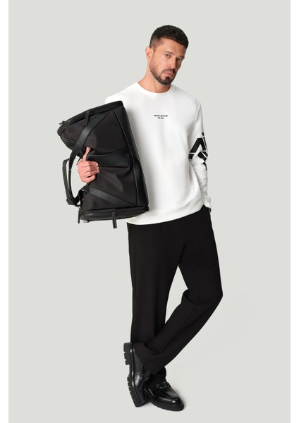 Erkek Siyah Klasik Bel Pliseli Elastan Baggy Fit Pantolon A42Y3064 fiyatları