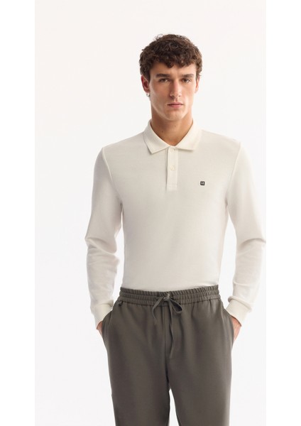 Erkek Haki Beli Lastikli Bağcıklı Kolay Ütülenen Jogger Relaxed Fit Pantolon A52Y3041