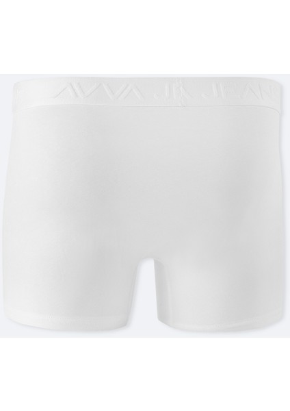 Erkek Beyaz Basic Pamuklu Tekli Regular Fit Boxer B009510 modelleri