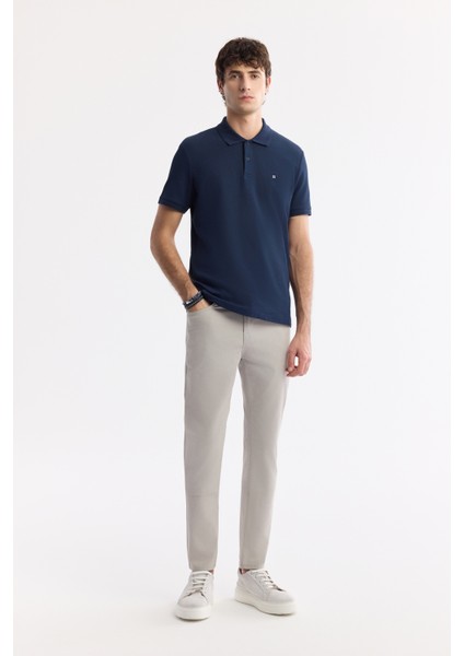 Erkek Taş Klasik Bel Soft Touch Pamuklu Slim Fit Pantolon B003038