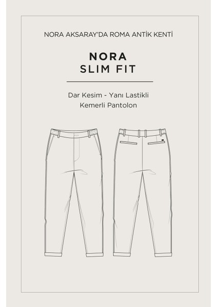 Erkek Antrasit Viskon Karışımlı Kolay Ütülenen Çizgili Slim Fit Pantolon A52Y3006 fiyatları