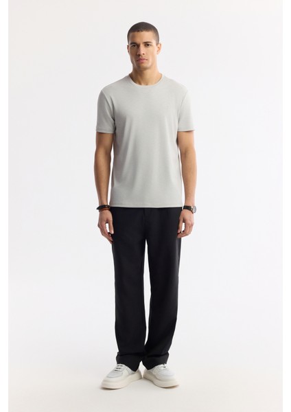 Erkek Taş Bisiklet Yaka Bi-Stretch Soft Touch Basic Regular Fit T-Shirt B001031 indirimleri