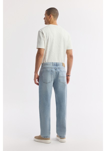 Erkek Açık Mavi %100 Pamuk Tokyo Straight Fit Jean Pantolon A51Y3546 indirimleri