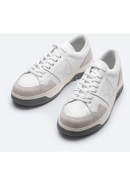 Erkek Beyaz %100 Deri Esnek Taban Hafif Casual Ayakkabı A51Y8000 indirimleri