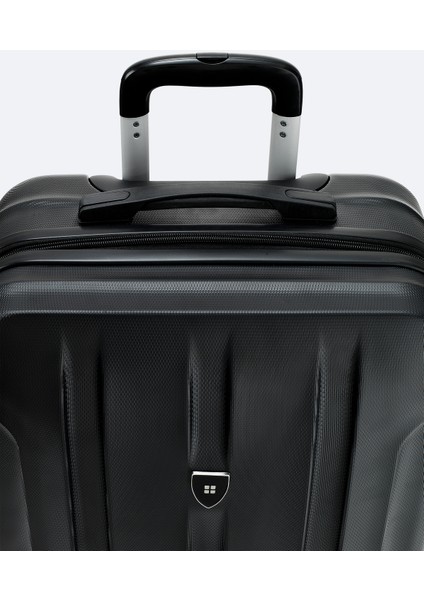 Erkek Siyah Kilitlenebilir Orta Boy Bavul B008112