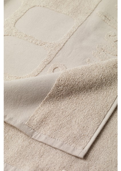 Erkek Bej Desenli %100 Pamuk Plaj Havlusu A41Y8204 fırsatları