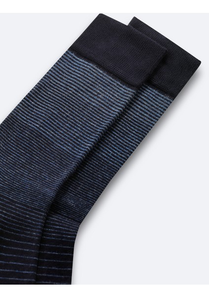 Erkek Lacivert Bambu Desenli Soket Çorap A52Y8501 modelleri
