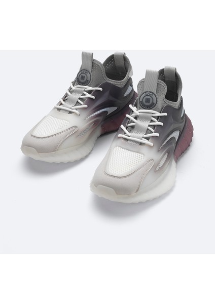 Erkek Gri Nefes Alan Hafif Sneaker Ayakkabı A41Y8024 fiyatları