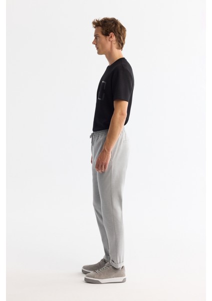 Erkek Siyah Bisiklet Yaka Baskılı Elastan Regular Fit T-Shirt A42Y1020 fiyatları