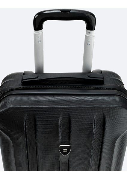 Erkek Siyah Kilitlenebilir Küçük Boy Bavul B008111