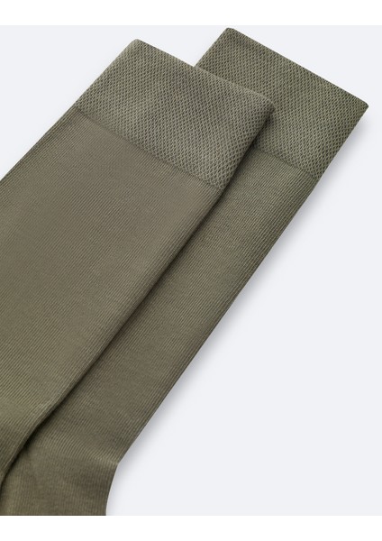 Erkek Haki Pamuklu Soket Çorap A42Y8522 modelleri