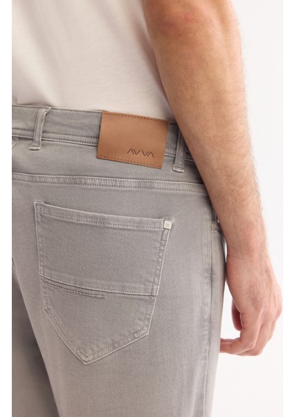 Erkek Gri Klasik Bel Parça Boya Pamuklu Yıkamalı Berlin Slim Fit Jean Pantolon A52Y3509 indirimleri