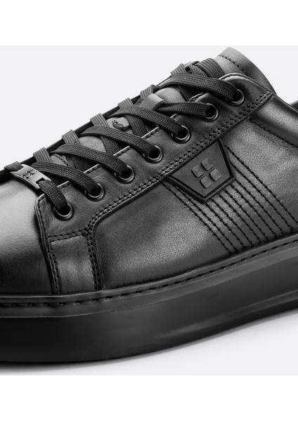 Erkek Siyah %100 Deri Esnek Taban Hafif Casual Ayakkabı A52Y8016 modelleri