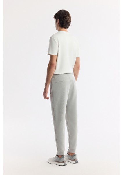 Erkek Gri Beli Lastikli Bağcıklı Bi-Stretch Regular Fit Eşofman Altı B003400 modelleri