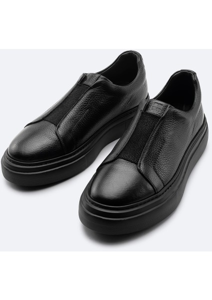 Erkek Siyah %100 Deri Esnek Taban Hafif Casual Ayakkabı A42Y8008 fiyatları