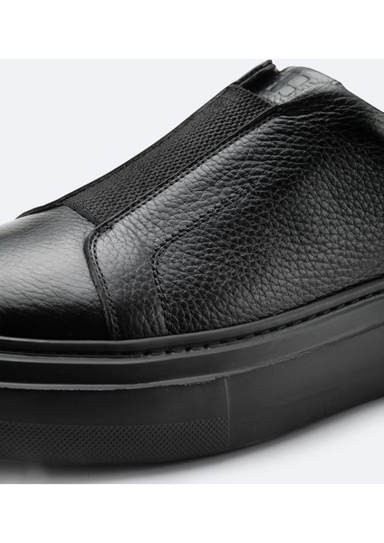 Erkek Siyah %100 Deri Esnek Taban Hafif Casual Ayakkabı A42Y8008 modelleri