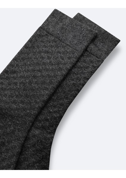 Erkek Antrasit Desenli Bambu Soket Çorap A52Y8502 modelleri