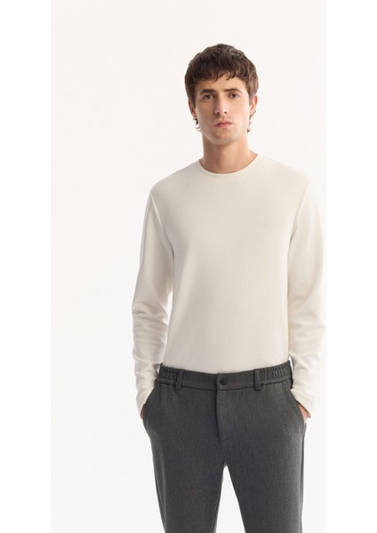 Erkek Antrasit Yanı Lastikli Viskon Karışımlı Slim Fit Pantolon A52Y3016 modelleri