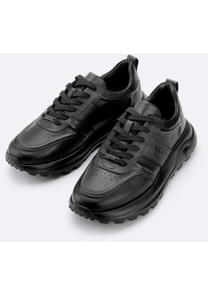 Erkek Siyah %100 Deri Esnek Taban Hafif Casual Ayakkabı A52Y8018 fiyatları