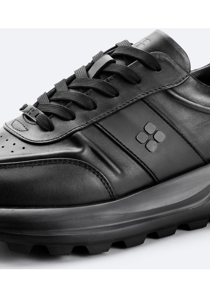 Erkek Siyah %100 Deri Esnek Taban Hafif Casual Ayakkabı A52Y8018 modelleri