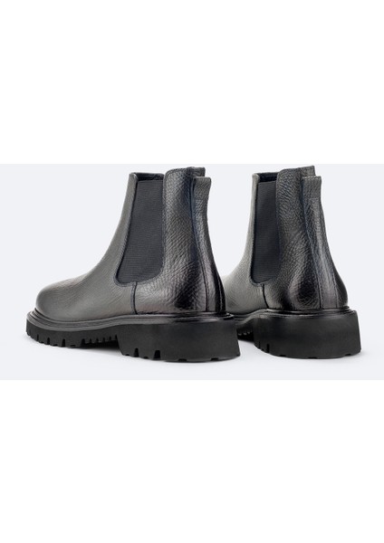 Erkek Antrasit %100 Deri Esnek Taban Chelsea Bot A52Y8001 indirimleri